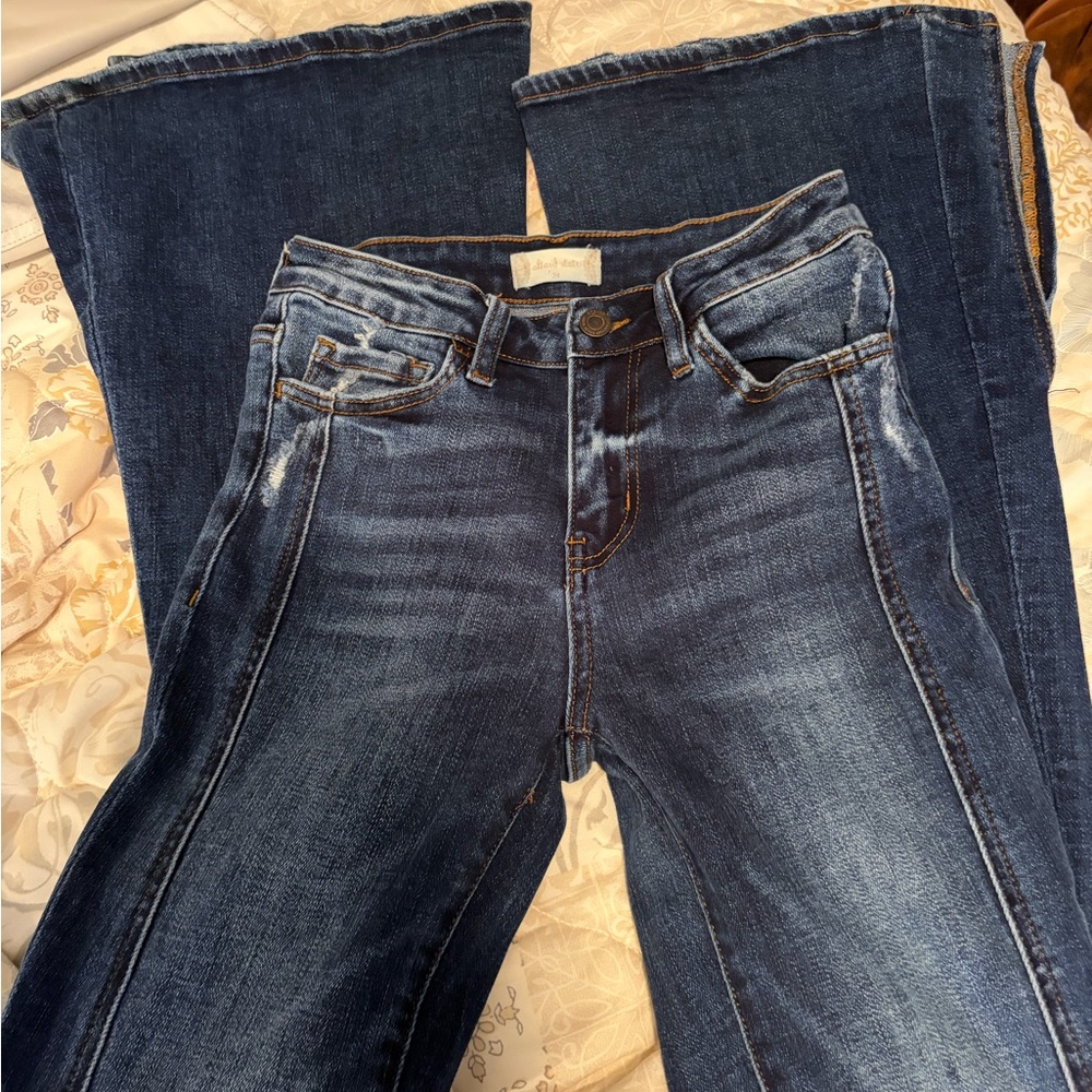 Altar'd State Dark Blue Flare Jeans